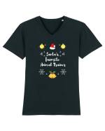 Santa's favorite Animal Trainer Tricou mânecă scurtă guler V Bărbat Presenter