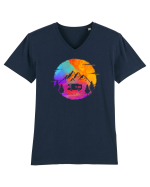 Cu Rulota - Aventura la Poalele Munților Tricou mânecă scurtă guler V Bărbat Presenter