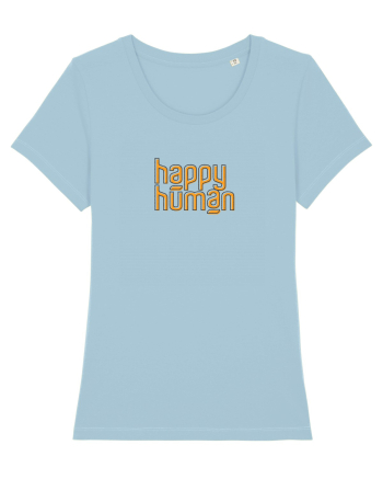 Happy Human Sky Blue