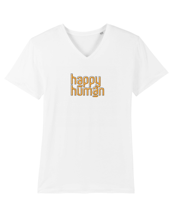 Happy Human White