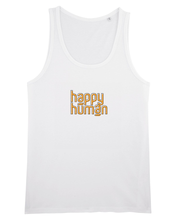 Happy Human White