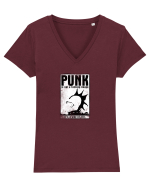 punk it`s a way of life Tricou mânecă scurtă guler V Damă Evoker