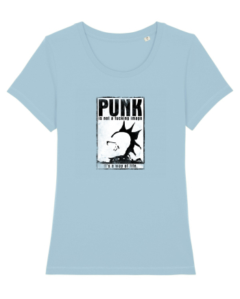 punk it`s a way of life Sky Blue