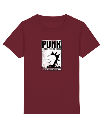 punk it`s a way of life Burgundy