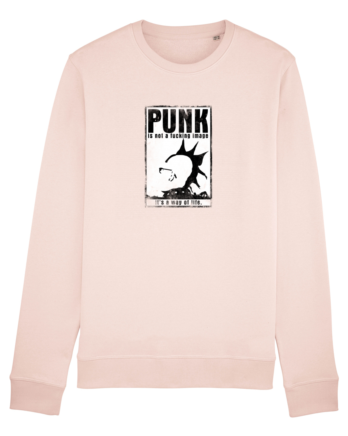Bluză mânecă lungă Unisex Rise Candy Pink