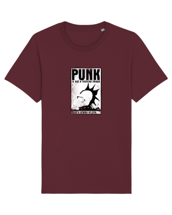 punk it`s a way of life Burgundy