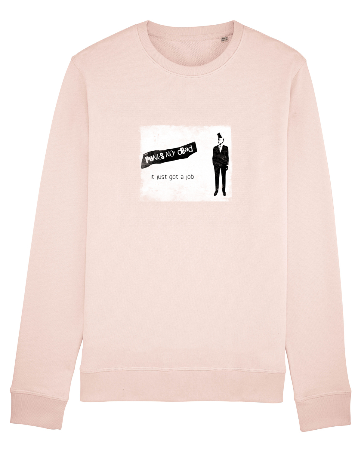 Bluză mânecă lungă Unisex Rise Candy Pink