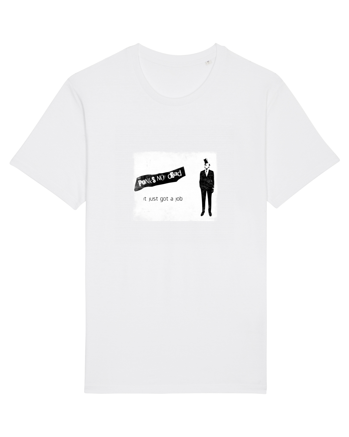 Tricou mânecă scurtă Unisex Rocker White