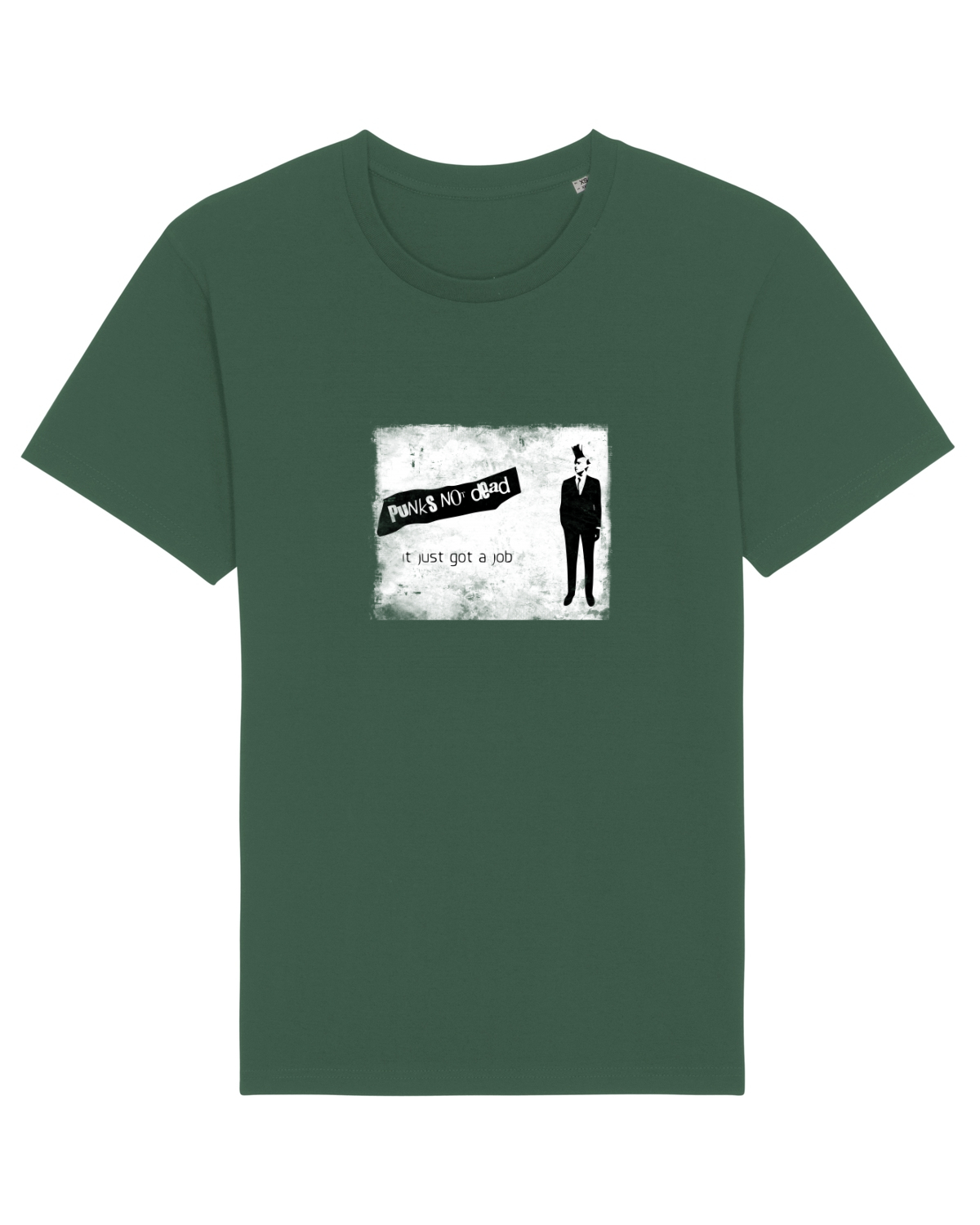 Tricou mânecă scurtă Unisex Rocker Bottle Green