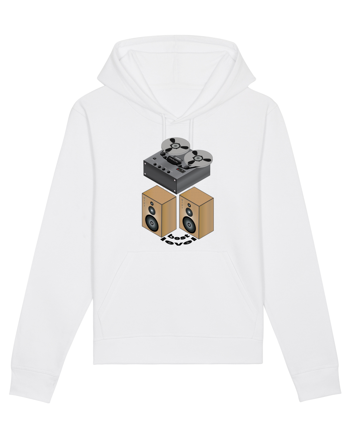 Hanorac Unisex Drummer White