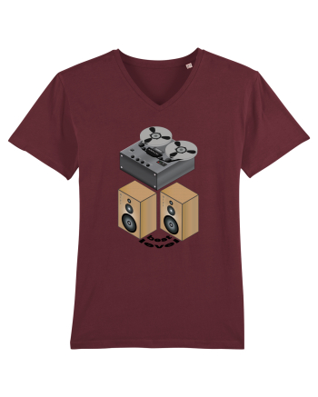 magnetofon Burgundy