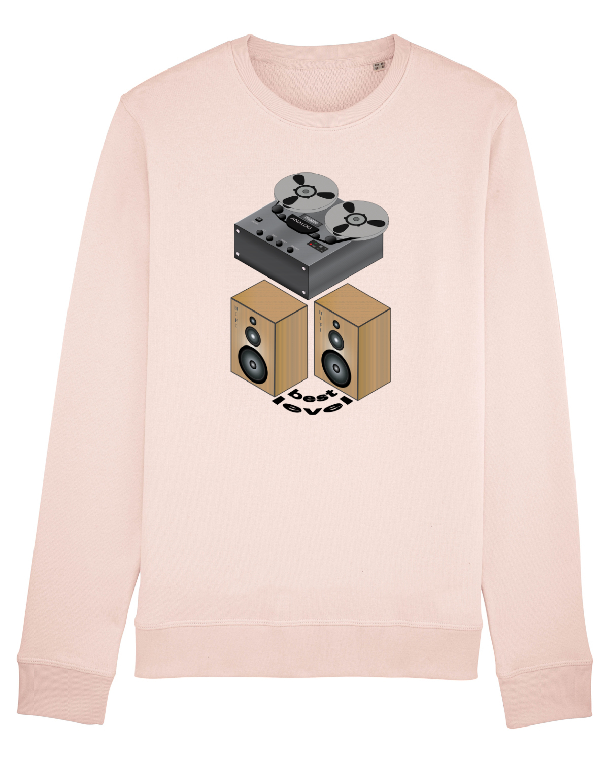 Bluză mânecă lungă Unisex Rise Candy Pink
