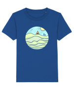 Singur în Natură Cu Cortul  Tricou mânecă scurtă  Copii Mini Creator
