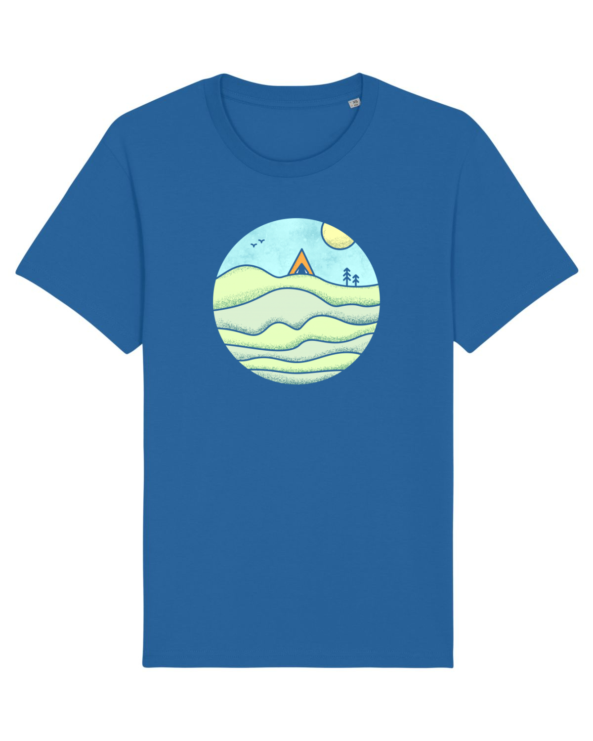 Tricou mânecă scurtă Unisex Rocker Royal Blue
