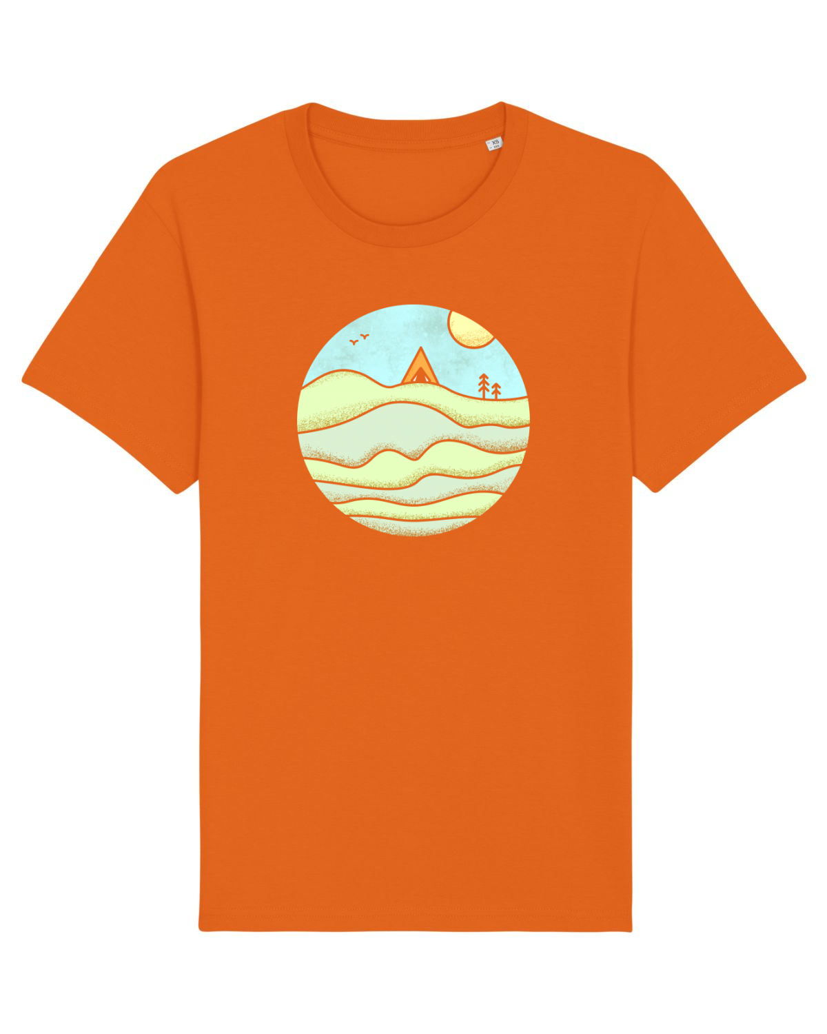 Tricou mânecă scurtă Unisex Rocker Bright Orange