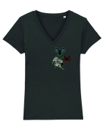 Zodiac de familie Tricou mânecă scurtă guler V Damă Evoker