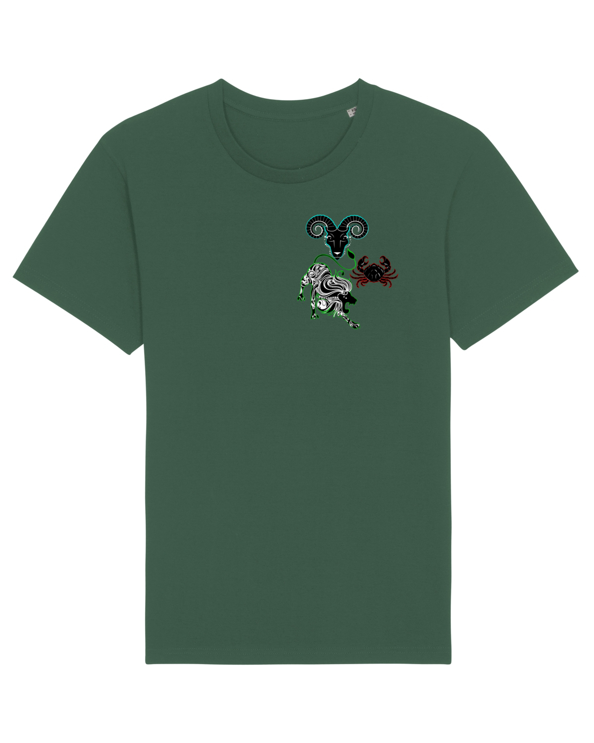 Tricou mânecă scurtă Unisex Rocker Bottle Green