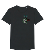 Zodiac de familie Tricou mânecă scurtă guler larg Bărbat Skater