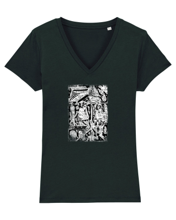doodle cartoon ,life aspects Black
