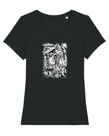doodle cartoon ,life aspects Black