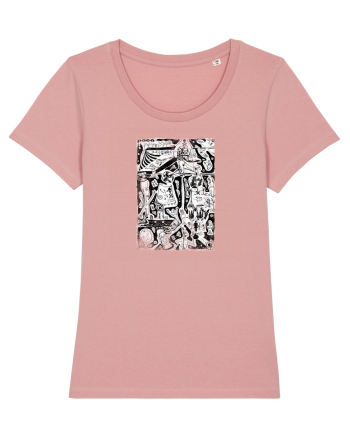 doodle cartoon ,life aspects Canyon Pink