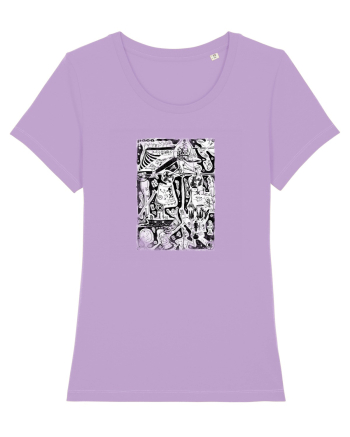 doodle cartoon ,life aspects Lavender Dawn