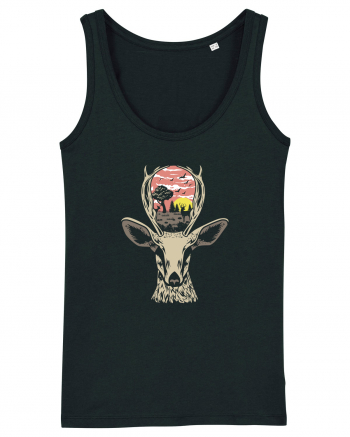 Deer Nature Black