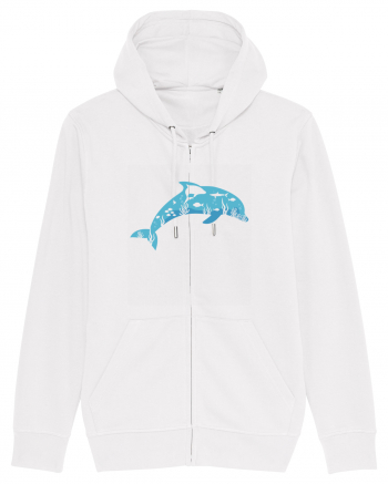  Blue Dolphin White