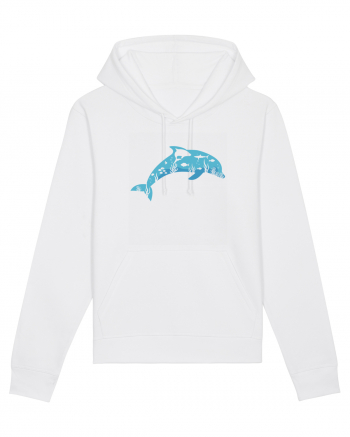  Blue Dolphin White