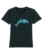  Blue Dolphin Tricou mânecă scurtă guler V Bărbat Presenter