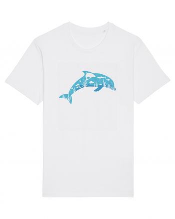  Blue Dolphin White