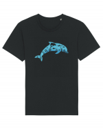  Blue Dolphin Tricou mânecă scurtă Unisex Rocker