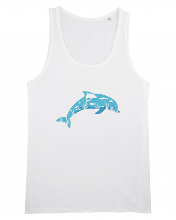  Blue Dolphin White