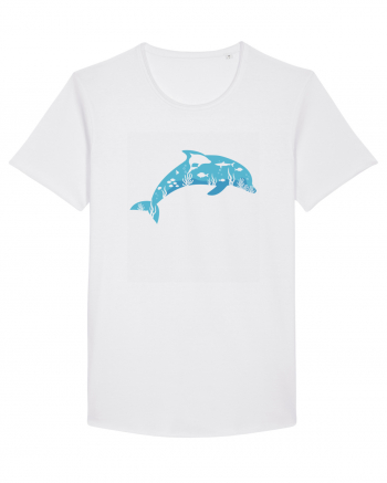  Blue Dolphin White