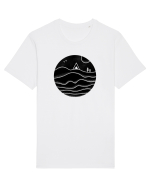 Singur în Natură Cu Cortul  Tricou mânecă scurtă Unisex Rocker