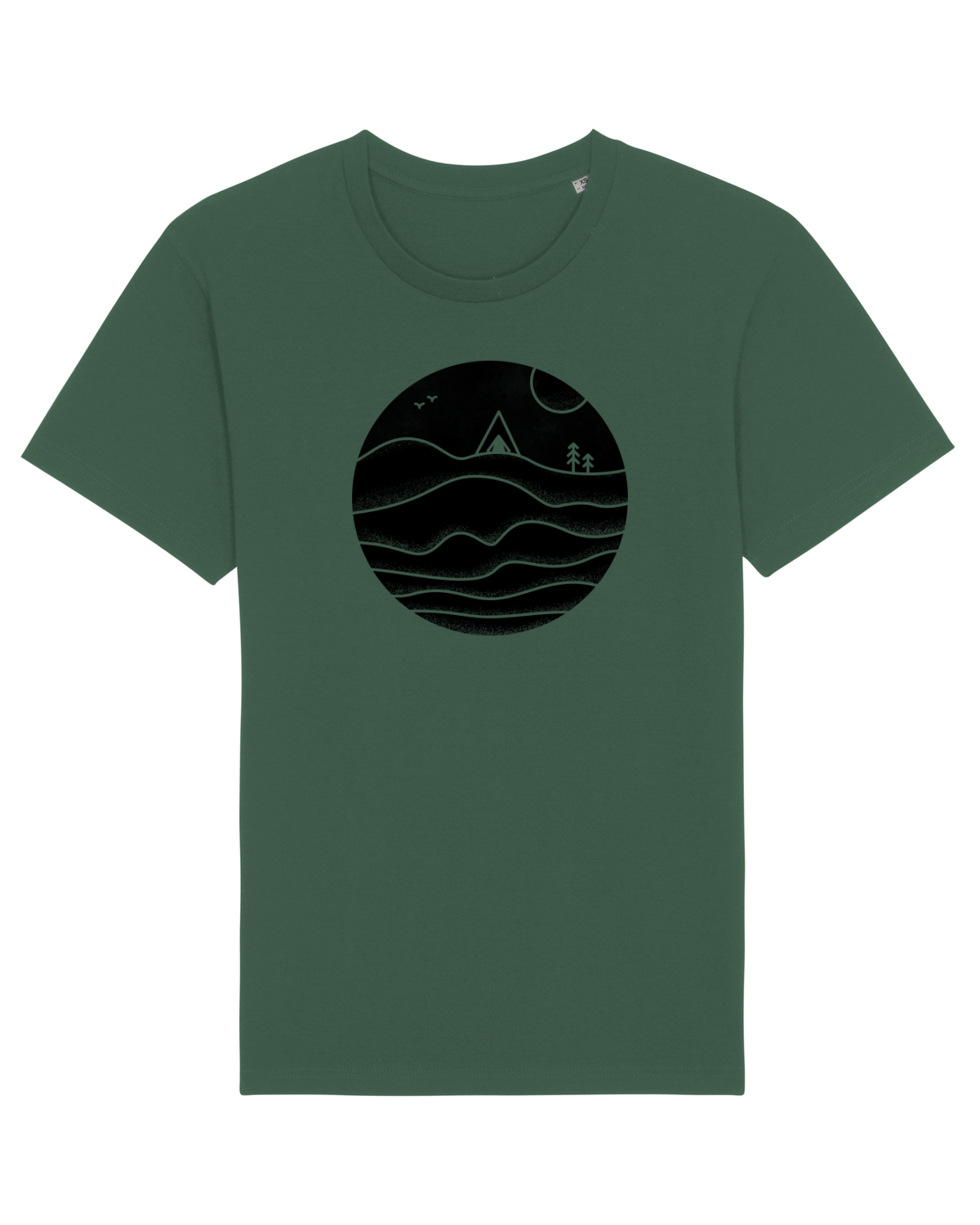 Tricou mânecă scurtă Unisex Rocker Bottle Green
