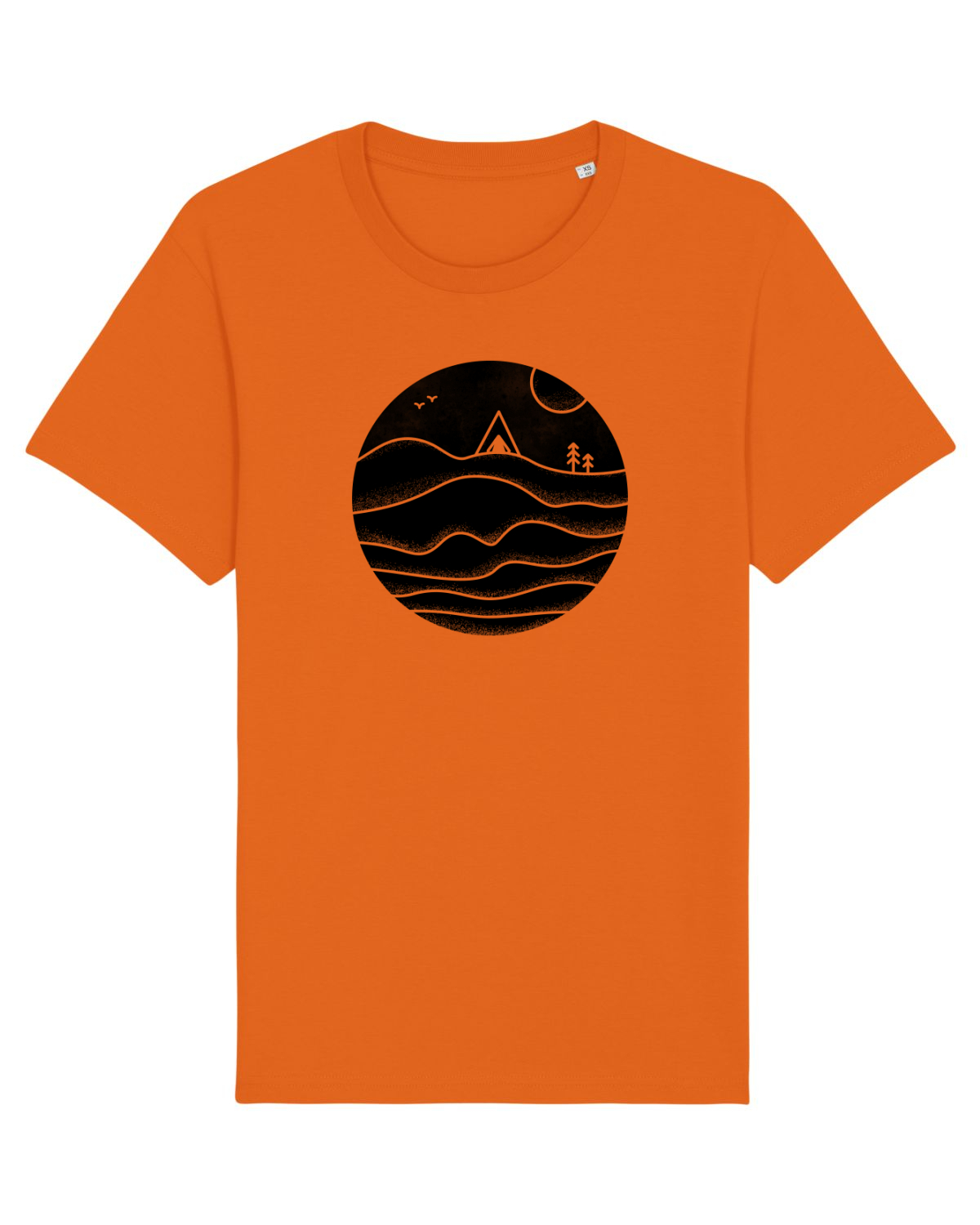 Tricou mânecă scurtă Unisex Rocker Bright Orange