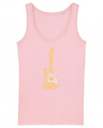 Electric Guitar Cotton Pink