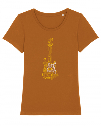 Electric Guitar Roasted Orange