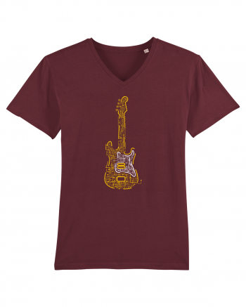 Electric Guitar Burgundy