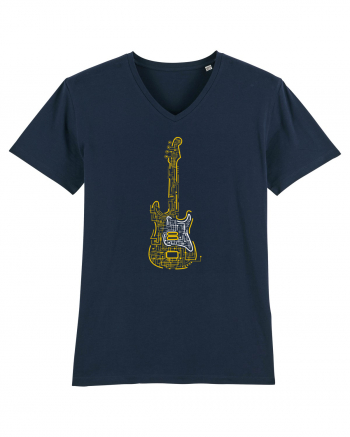 Electric Guitar French Navy