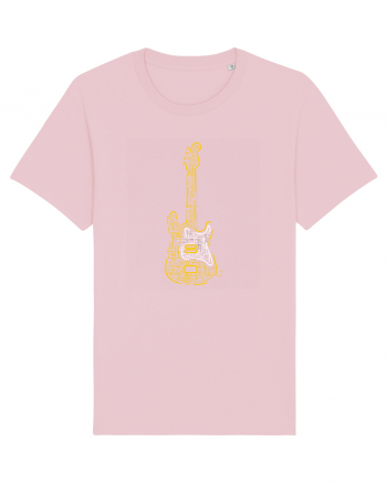 Electric Guitar Cotton Pink