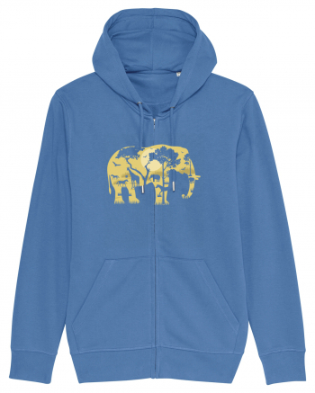 Elephant Forest Bright Blue