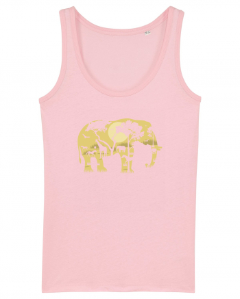 Elephant Forest Cotton Pink