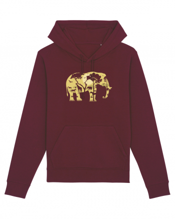 Elephant Forest Burgundy