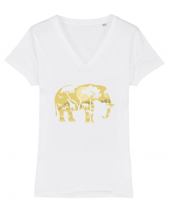 Elephant Forest White