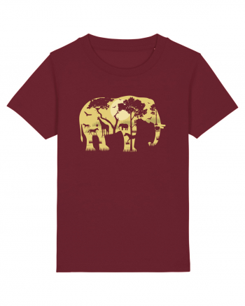 Elephant Forest Burgundy