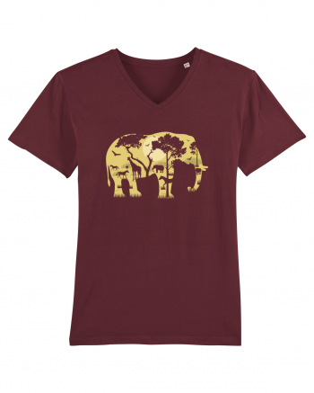 Elephant Forest Burgundy