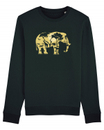 Elephant Forest Bluză mânecă lungă Unisex Rise