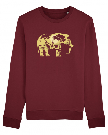 Elephant Forest Burgundy